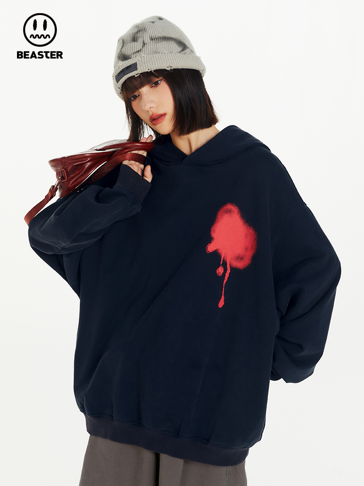 Beaster man's and Women's hoodie sweatshirt BR L064 Streetwear, B23308S077