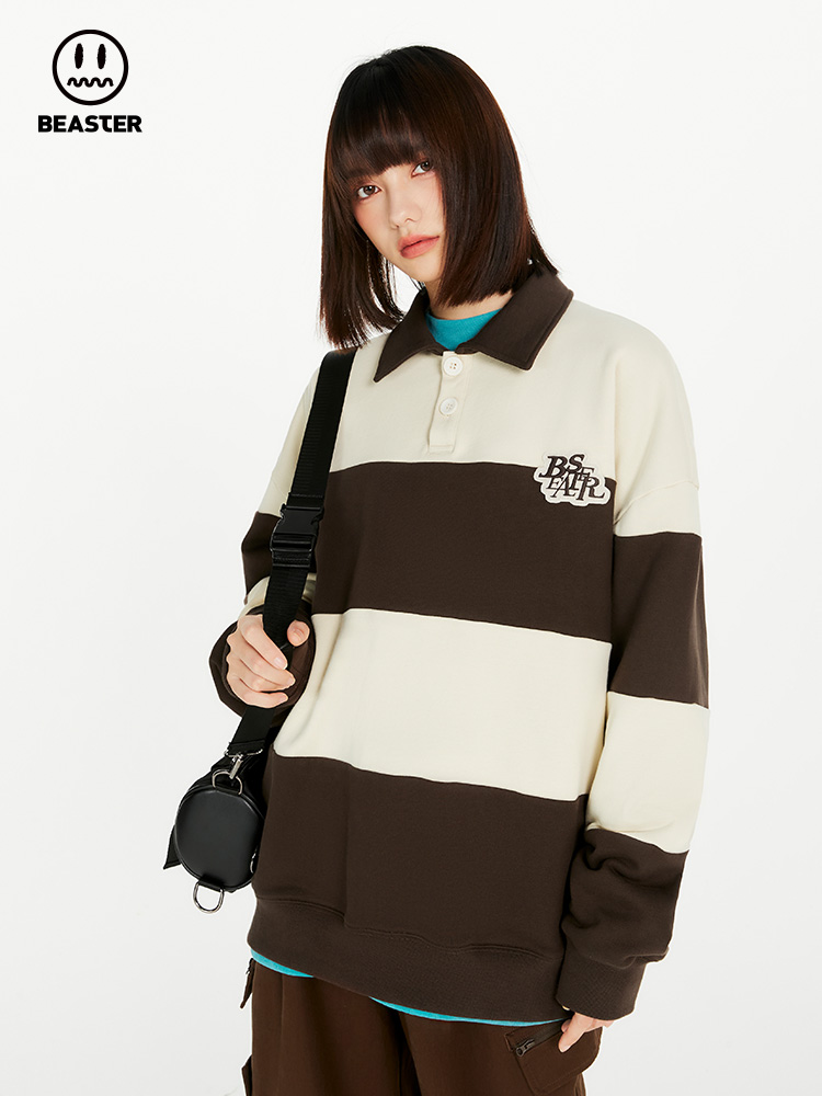 Beaster man's and Women's Round neck sweatshirt BR L121 Streetwear, B24208W063