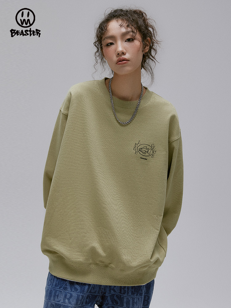 Beaster man's crew neck sweatshirt BR L058 Streetwear, B31208W094