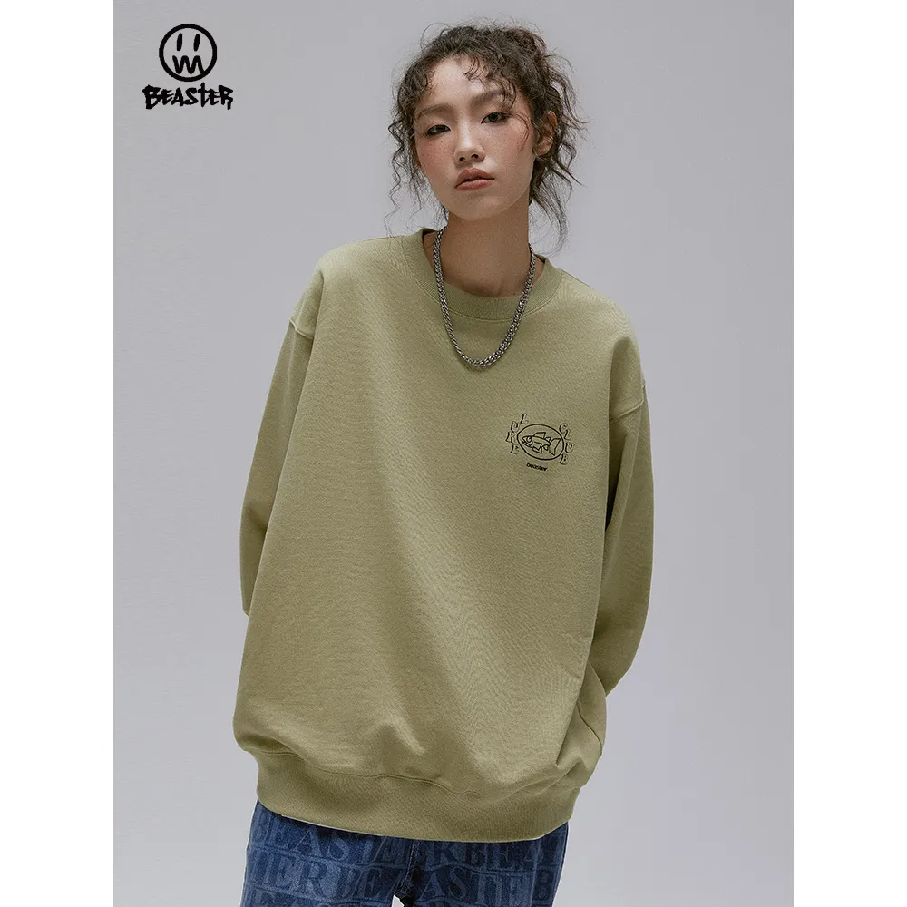 Beaster man's crew neck sweatshirt BR L058 Streetwear, B31208W094