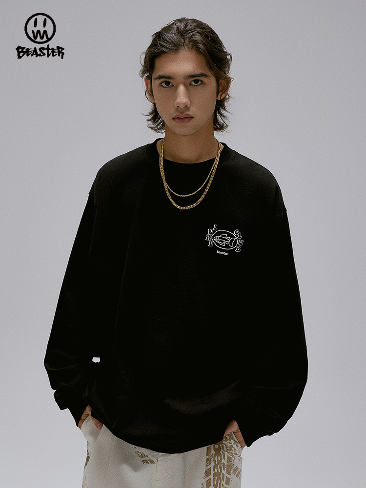 Beaster man's crew neck sweatshirt BR L058 Streetwear, B31208W094