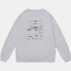 Beaster man's crew neck sweatshirt BR L058 Streetwear, B31208W094