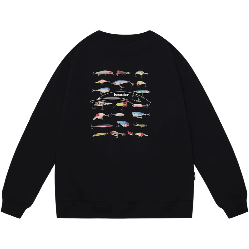 Beaster man's crew neck sweatshirt BR L058 Streetwear, B31208W094