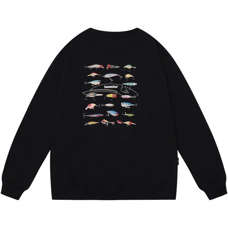 Beaster man's crew neck sweatshirt BR L058 Streetwear, B31208W094