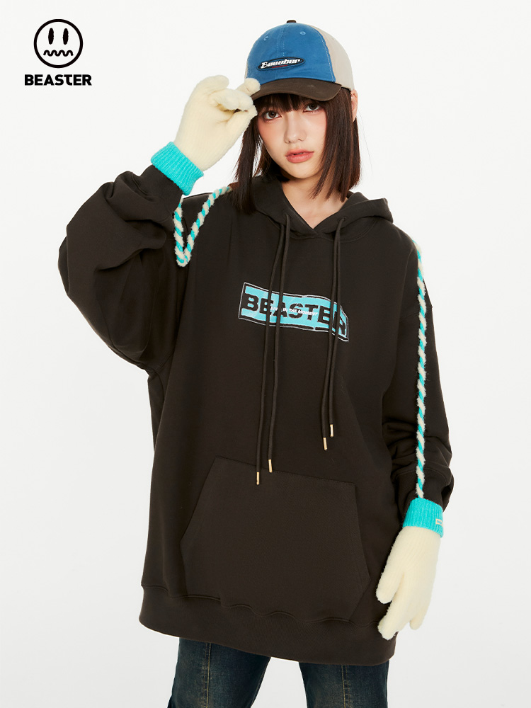 Beaster man's and Women's hoodie sweatshirt BR L069 Streetwear, B24208W060