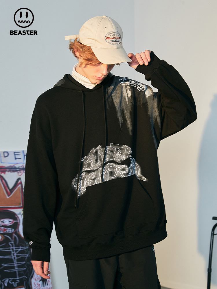 Beaster man's and Women's hoodie sweatshirt BR L070 Streetwear, B133081339