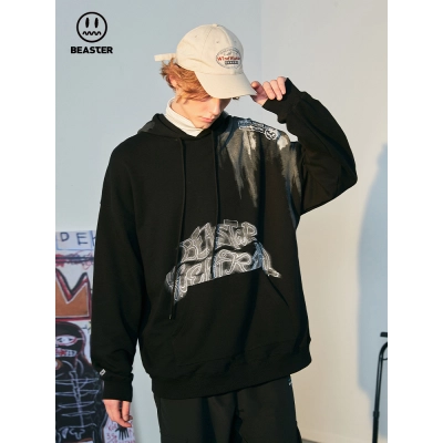  Beaster man's and Women's hoodie sweatshirt BR L070 Streetwear, B133081339 01