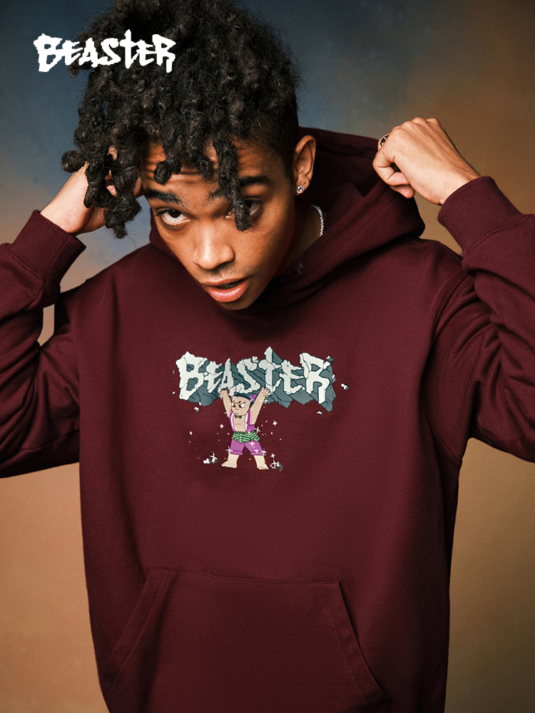 Beaster man's hoodie sweatshirt BR L078 Streetwear, B34108X277-186414