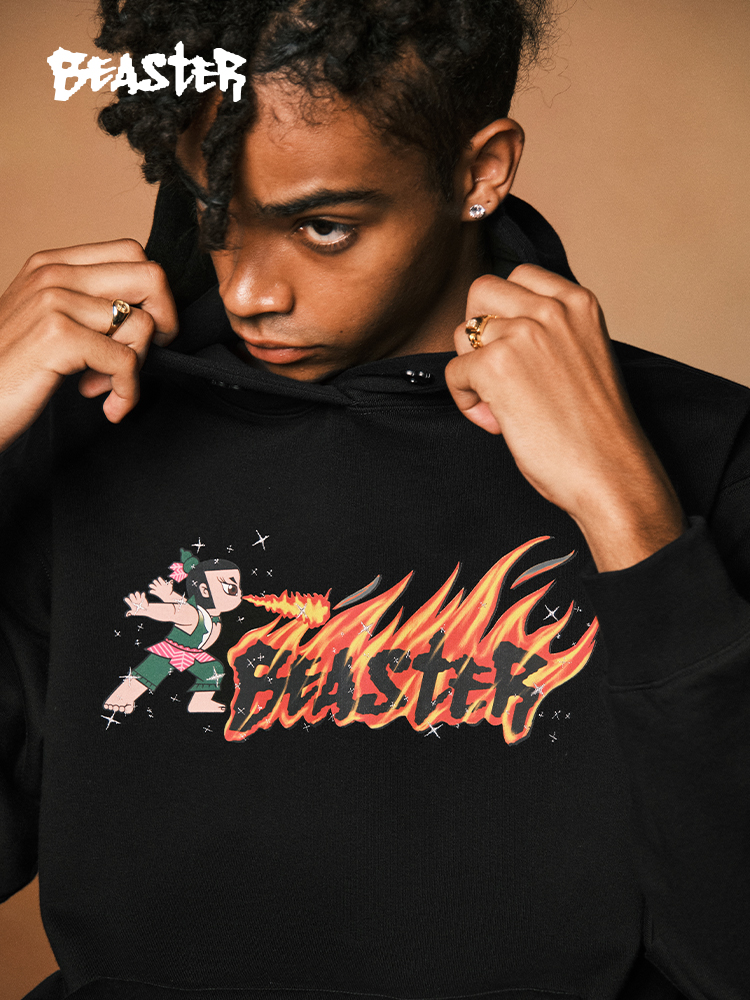 Beaster man's hoodie sweatshirt BR L078 Streetwear, B34108X277-186414