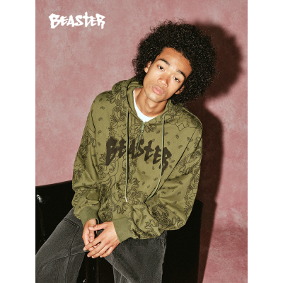 Beaster man's hoodie sweatshirt BR L080 Streetwear, B33411X231