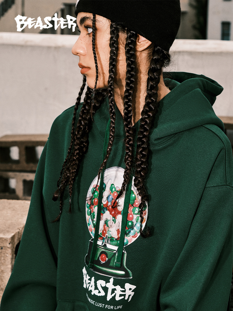 Beaster man's and Women's hoodie sweatshirt BR L083 Streetwear, B34508S264