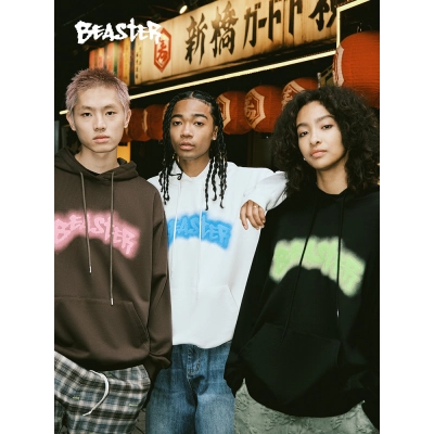  Beaster man's hoodie sweatshirt BR L084 Streetwear, B33208S233 01