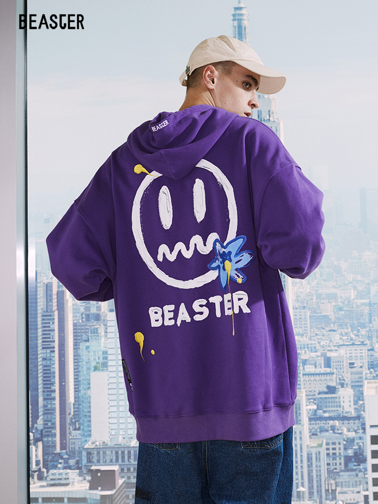 Beaster man's and Women's hoodie sweatshirt BR L120 Streetwear, B032092065