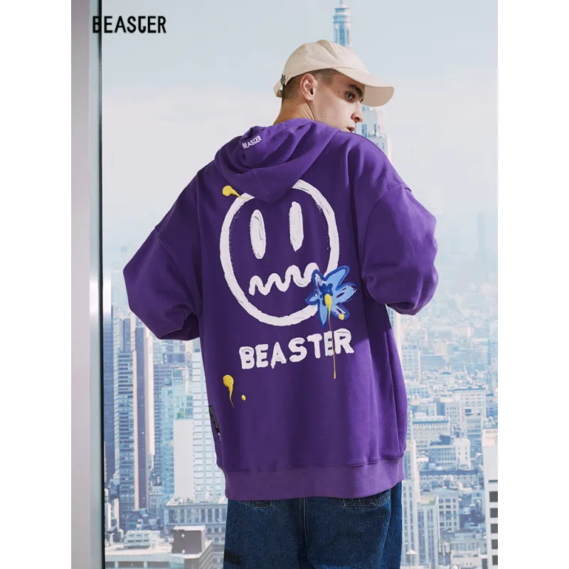 Beaster man's and Women's hoodie sweatshirt BR L120 Streetwear, B032092065