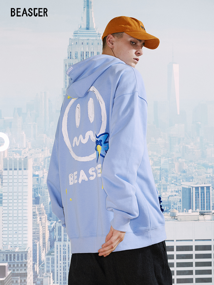 Beaster man's and Women's hoodie sweatshirt BR L120 Streetwear, B032092065