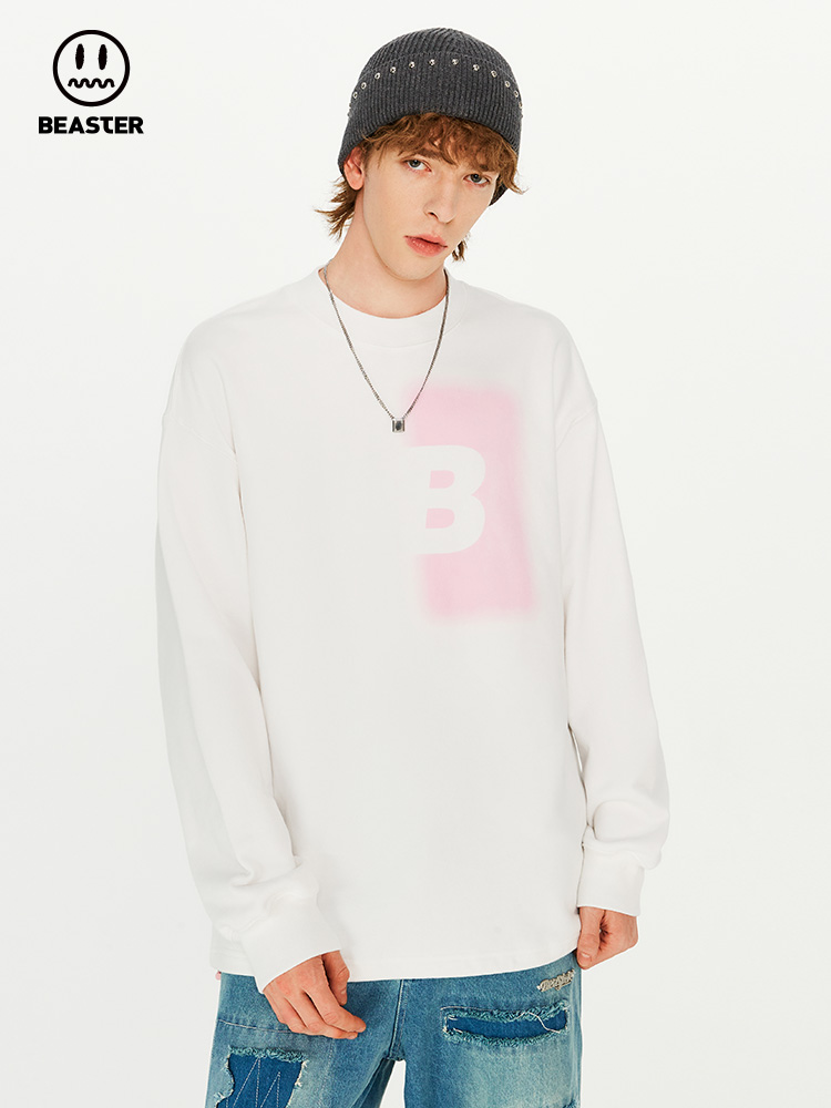 Beaster man's and Women's Round neck sweatshirt BR L071 Streetwear, B24308H016