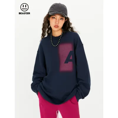 Beaster man's and Women's Round neck sweatshirt BR L071 Streetwear, B24308H016 01