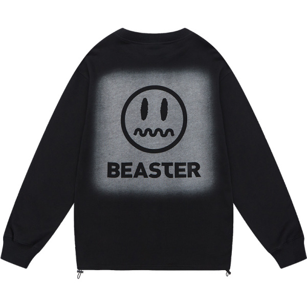 Beaster man's and Women's Round neck sweatshirt BR L071 Streetwear, B24308H016