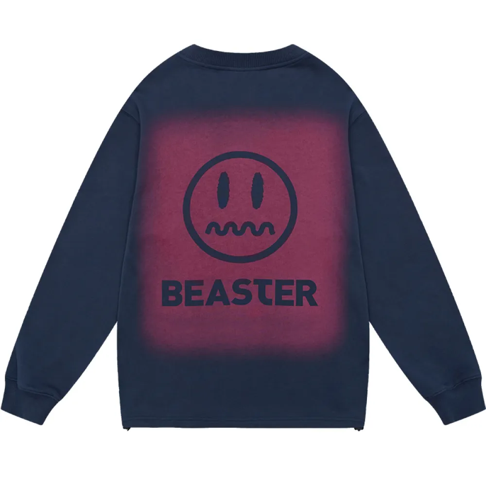 Beaster man's and Women's Round neck sweatshirt BR L071 Streetwear, B24308H016