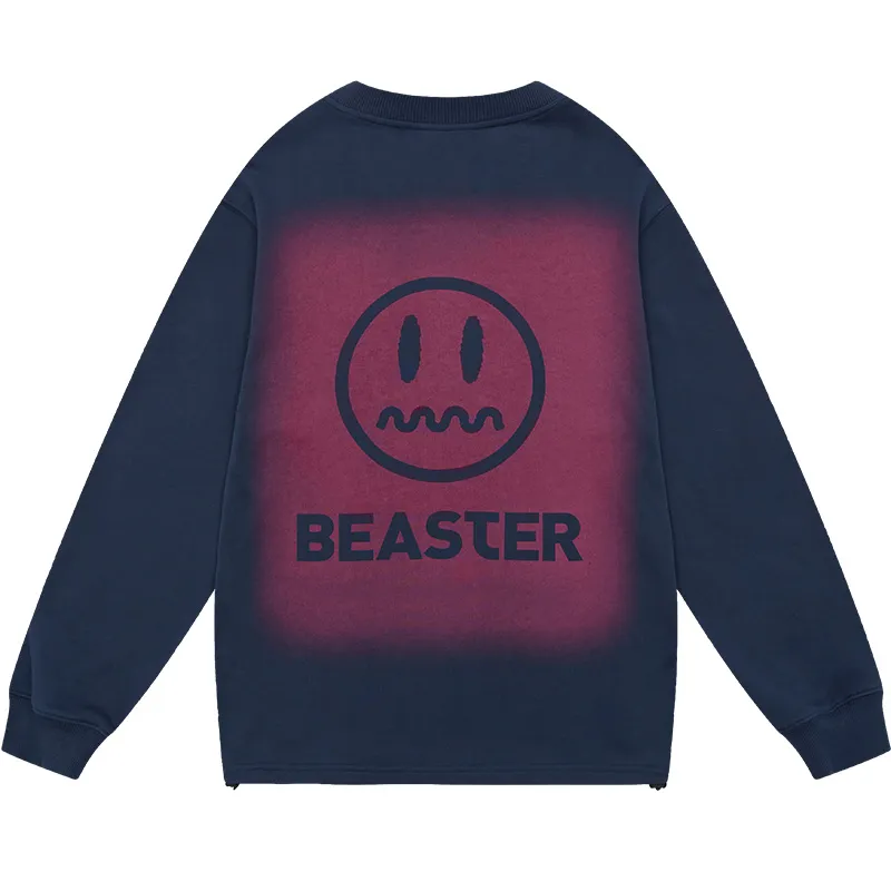 Beaster man's and Women's Round neck sweatshirt BR L071 Streetwear, B24308H016