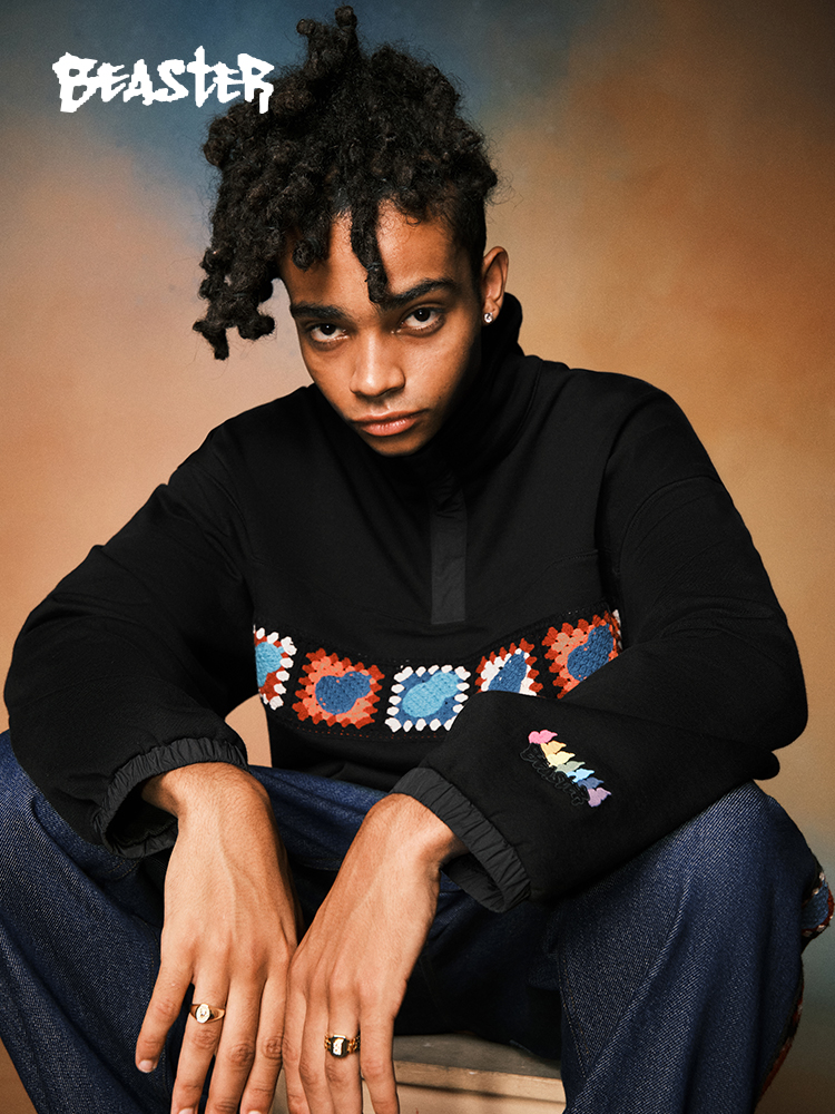 Beaster man's and Women's Round neck sweatshirt BR L072 Streetwear, B34108X275-186415