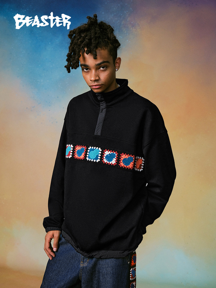 Beaster man's and Women's Round neck sweatshirt BR L072 Streetwear, B34108X275-186415