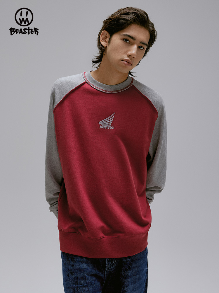 Beaster man's and Women's Round neck sweatshirt BR L073 Streetwear, B31108U022