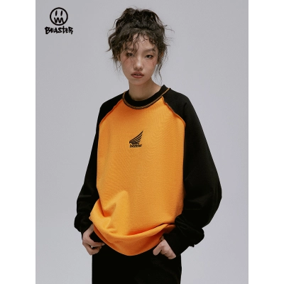 Beaster man's and Women's Round neck sweatshirt BR L073 Streetwear, B31108U022 01