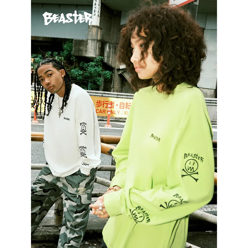 Beaster man's and Women's Round neck sweatshirt BR L082 Streetwear, B33102H235-1