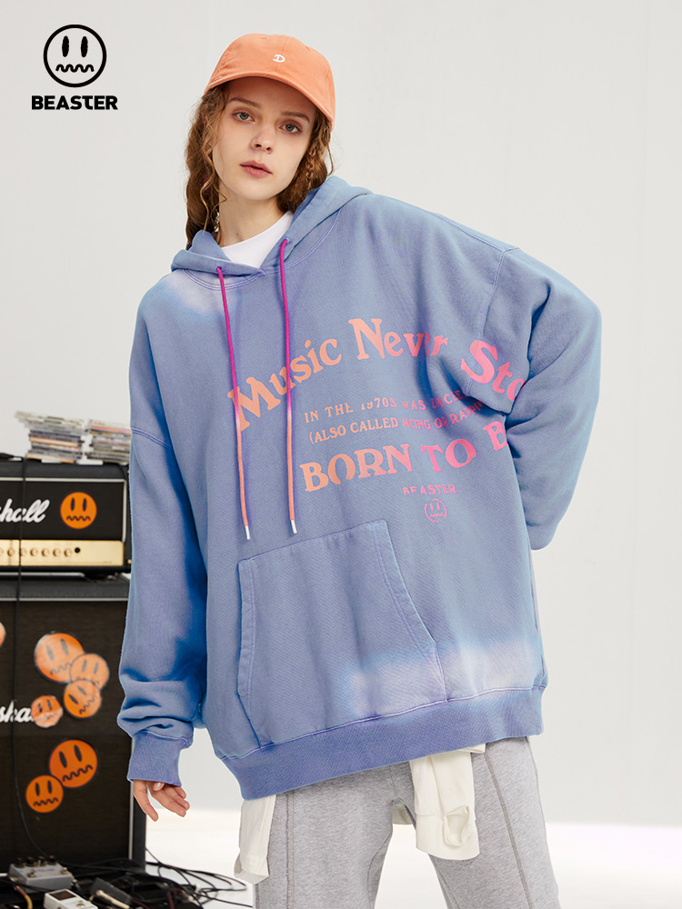Beaster WoMan's hoodie sweatshirt BR L128 Streetwear, B131081929