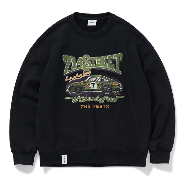 714street Man's and Women's crew neck sweatshirt 7S 051 Streetwear,321339