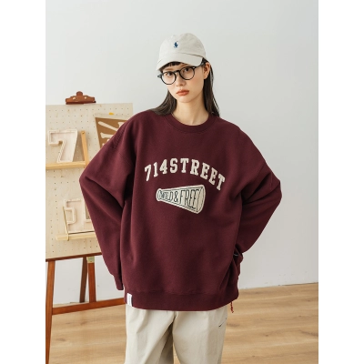 714street Man's and Women's crew neck sweatshirt 7S 052 Streetwear,221348 02