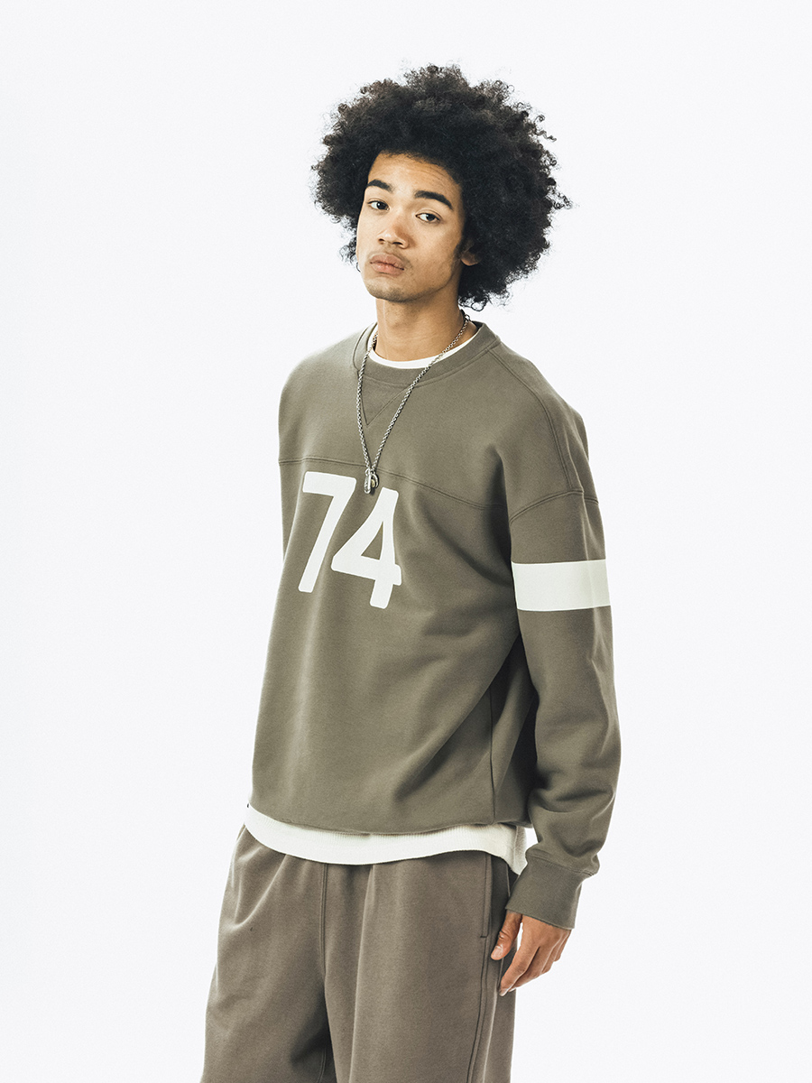 714street Man's and Women's crew neck sweatshirt 7S 062 Streetwear,321334