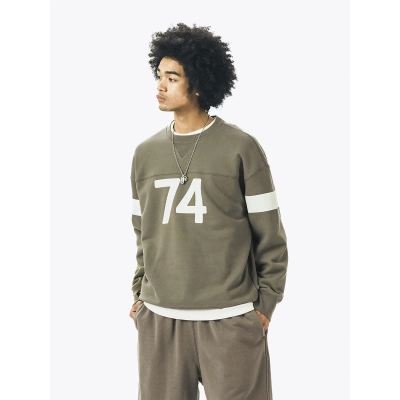 714street Man's and Women's crew neck sweatshirt 7S 062 Streetwear,321334 01