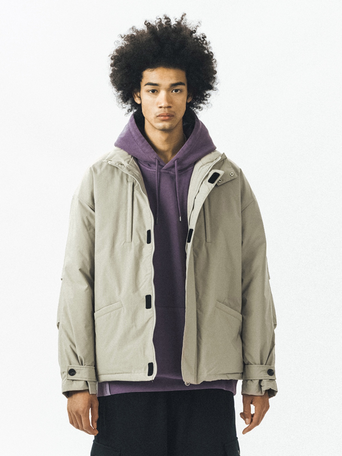 714street Man's and Women's down jacket 7S 002 Streetwear,221581