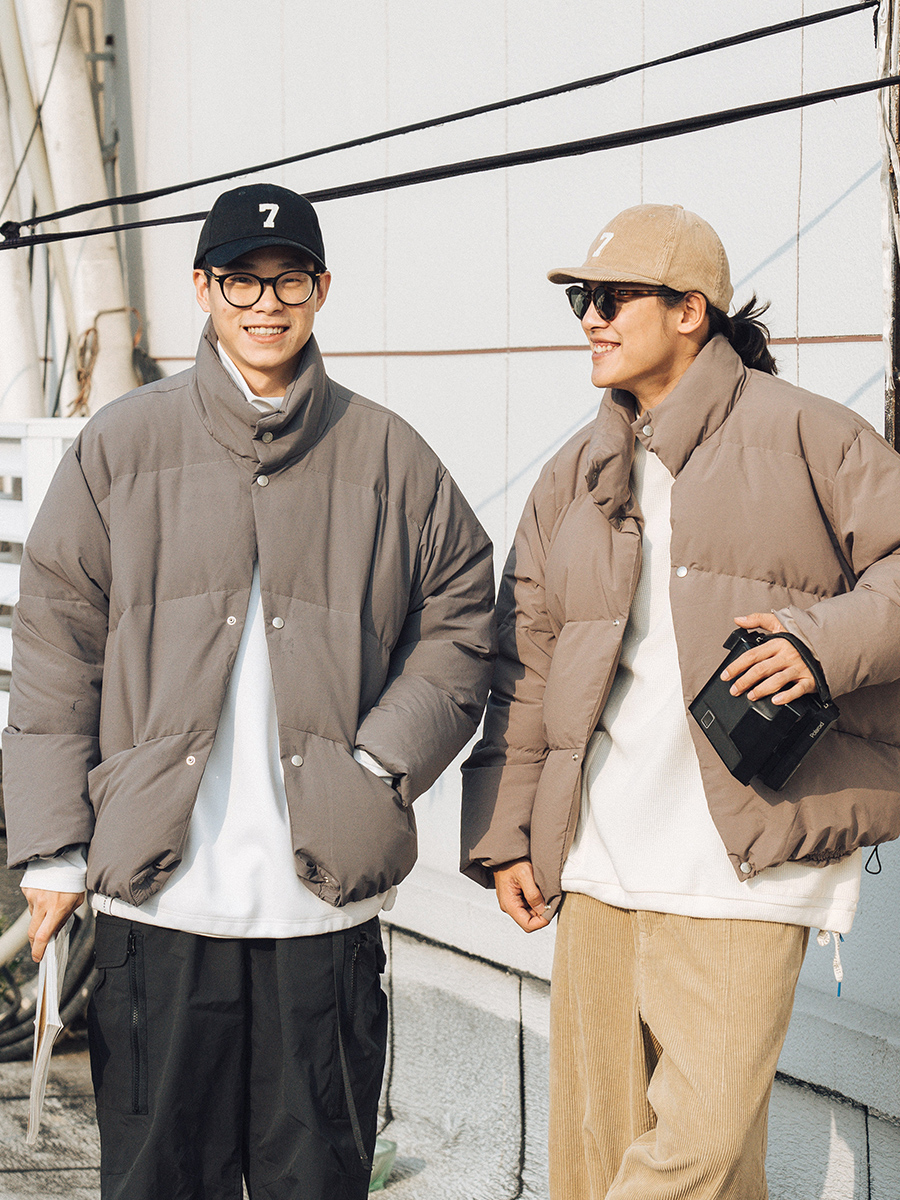 714street Man's and Women's down jacket 7S 005 Streetwear,221582