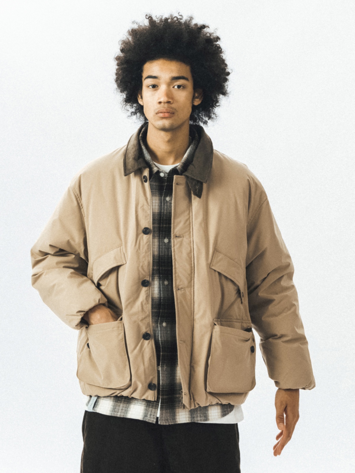 714street Man's and Women's down jacket 7S 008 Streetwear,221583