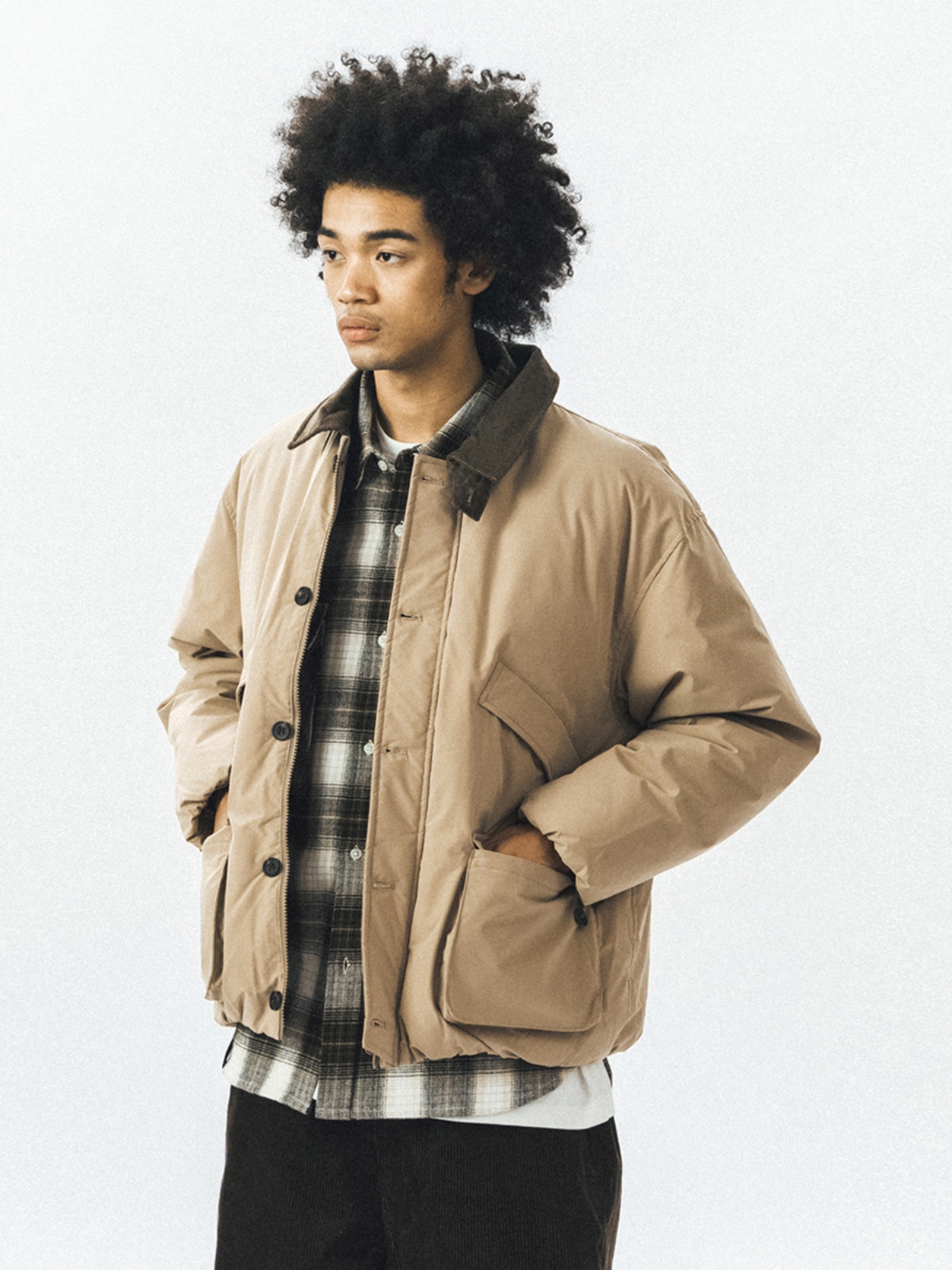 714street Man's and Women's down jacket 7S 008 Streetwear,221583