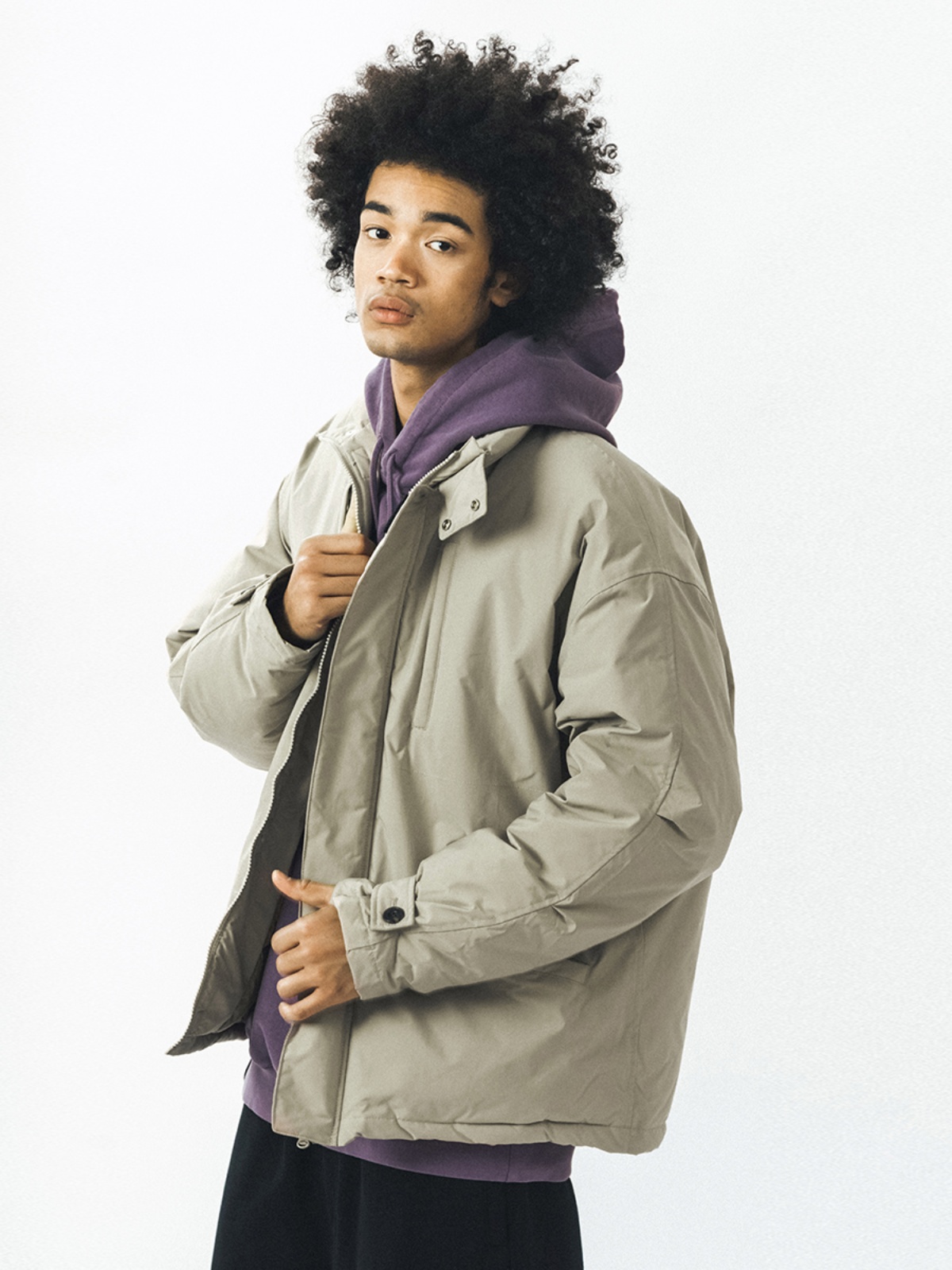 714street Man's and Women's down jacket 7S 009 Streetwear,221581