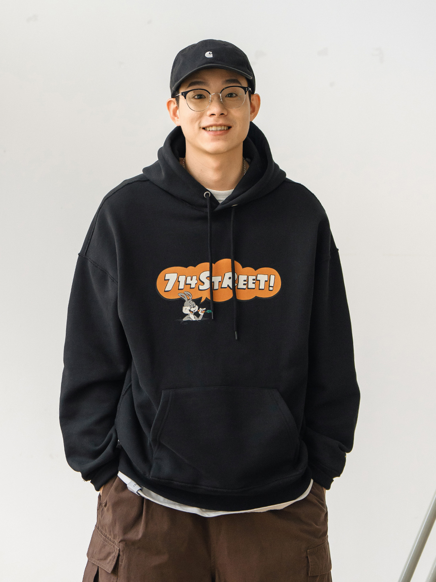 714street Man's and Women's hooded sweatshirt 7S 066 Streetwear,311314