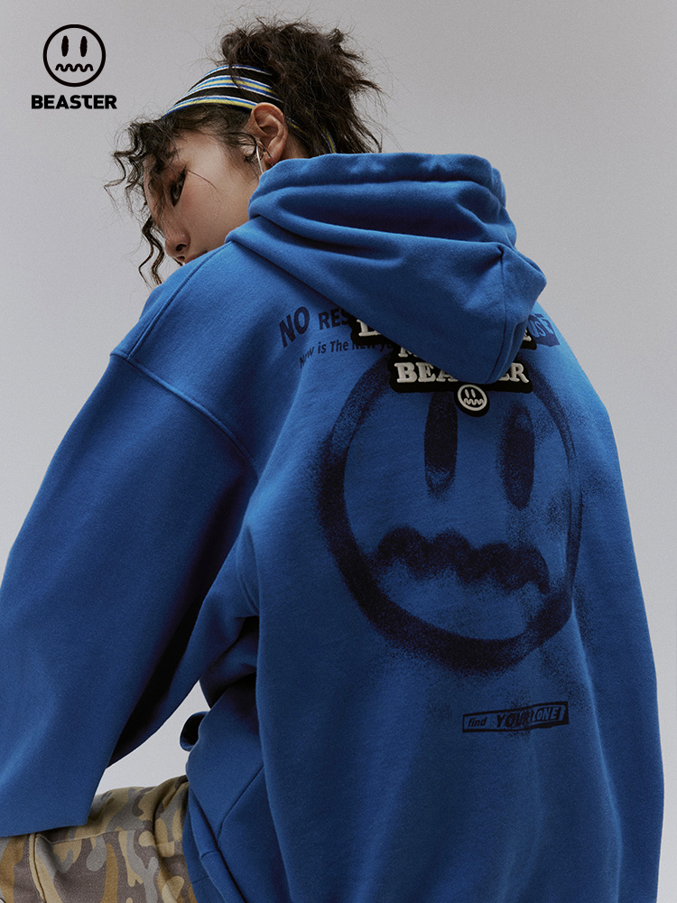 Beaster Man's and Women's hoodie sweatshirt BR L155 Streetwear, B24508W081