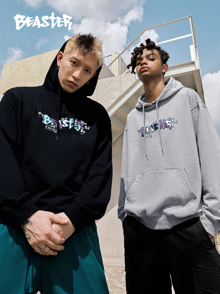 Beaster Man's and Women's hoodie sweatshirt BR L168 Streetwear, B34108B203