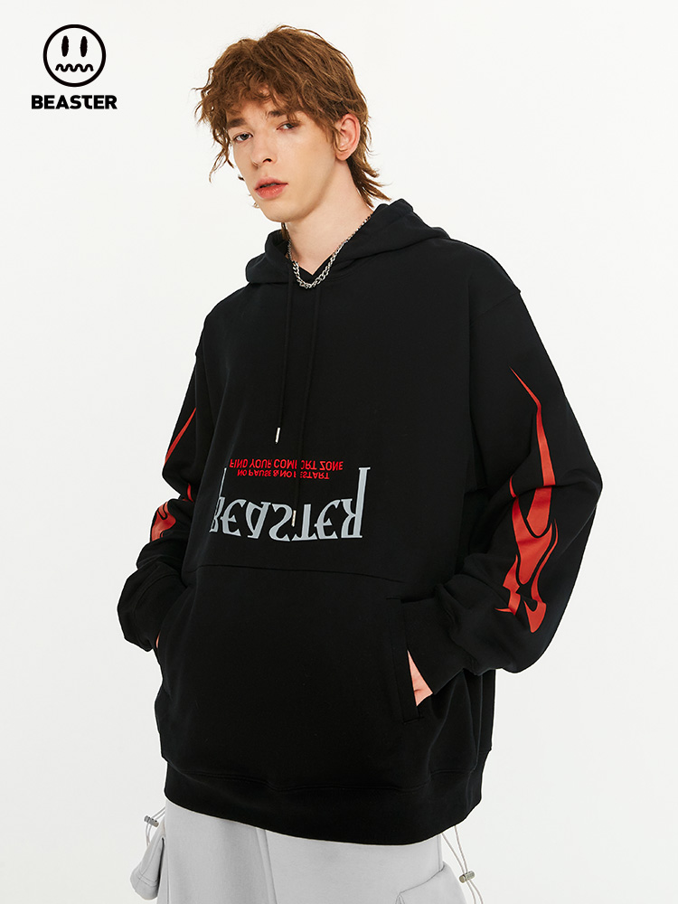Beaster Man's and Women's hoodie sweatshirt BR L181 Streetwear, B24408P047