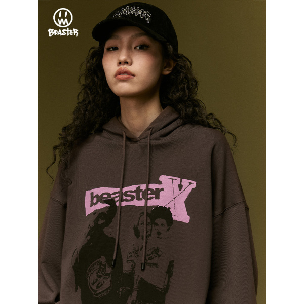 Beaster Man's and Women's hoodie sweatshirt BR L182 Streetwear, B32108S098