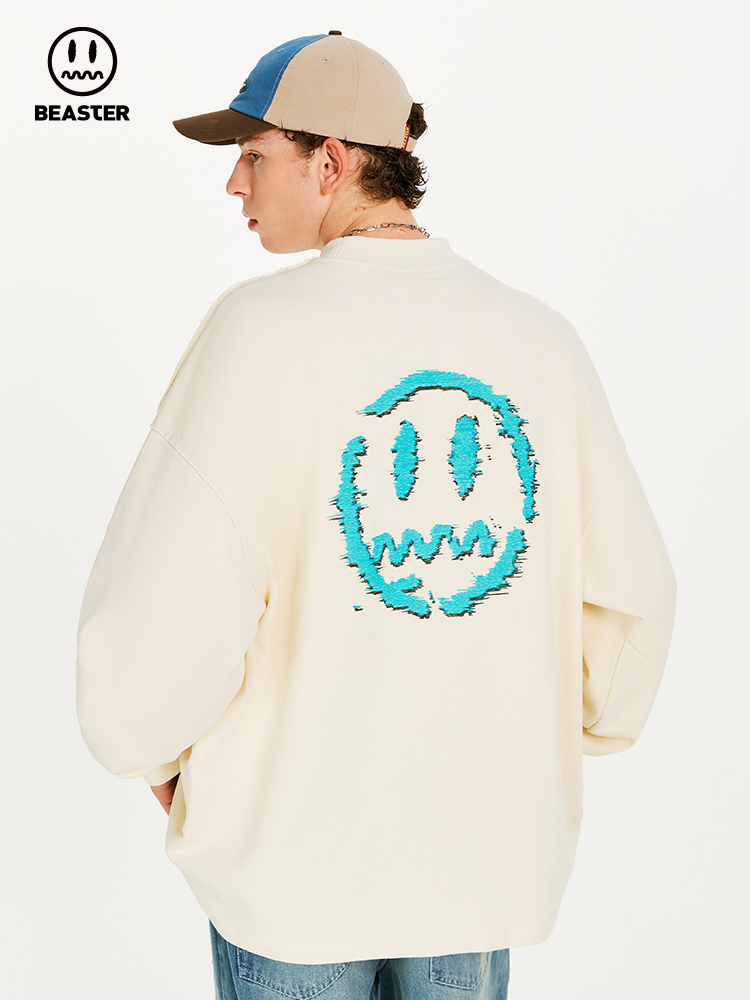 Beaster Man's and Women's Round neck sweatshirt BR L184 Streetwear, B24208W059-137651