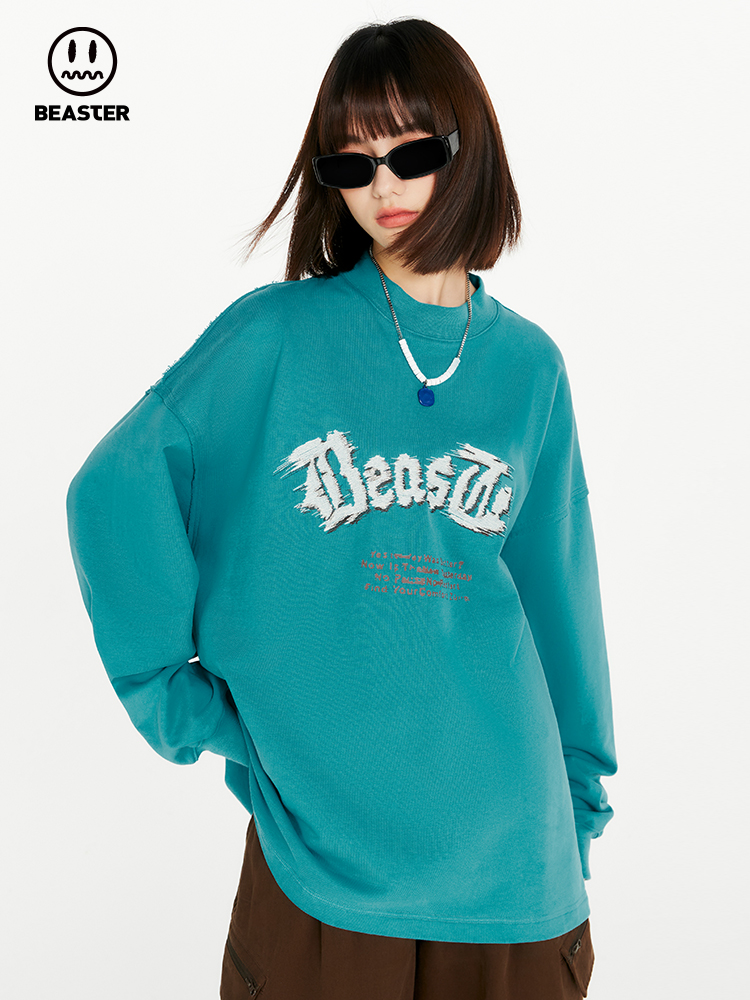 Beaster Man's and Women's Round neck sweatshirt BR L184 Streetwear, B24208W059-137651