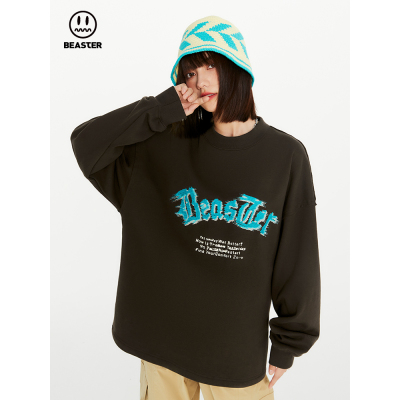 Beaster Man's and Women's Round neck sweatshirt BR L184 Streetwear, B24208W059-137651