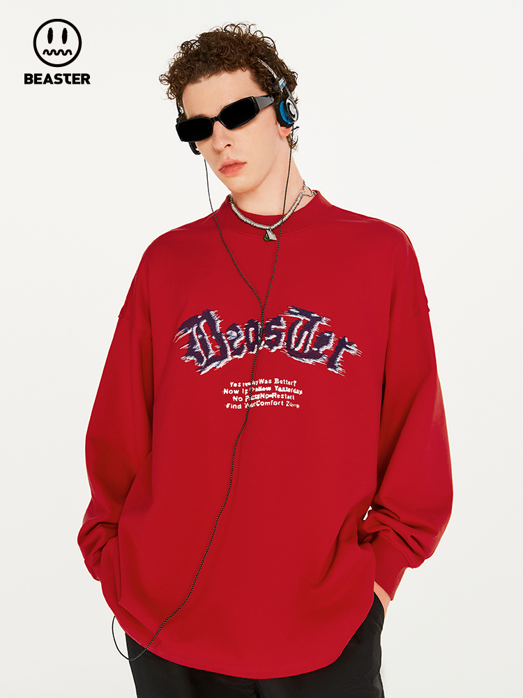 Beaster Man's and Women's Round neck sweatshirt BR L184 Streetwear, B24208W059-137651