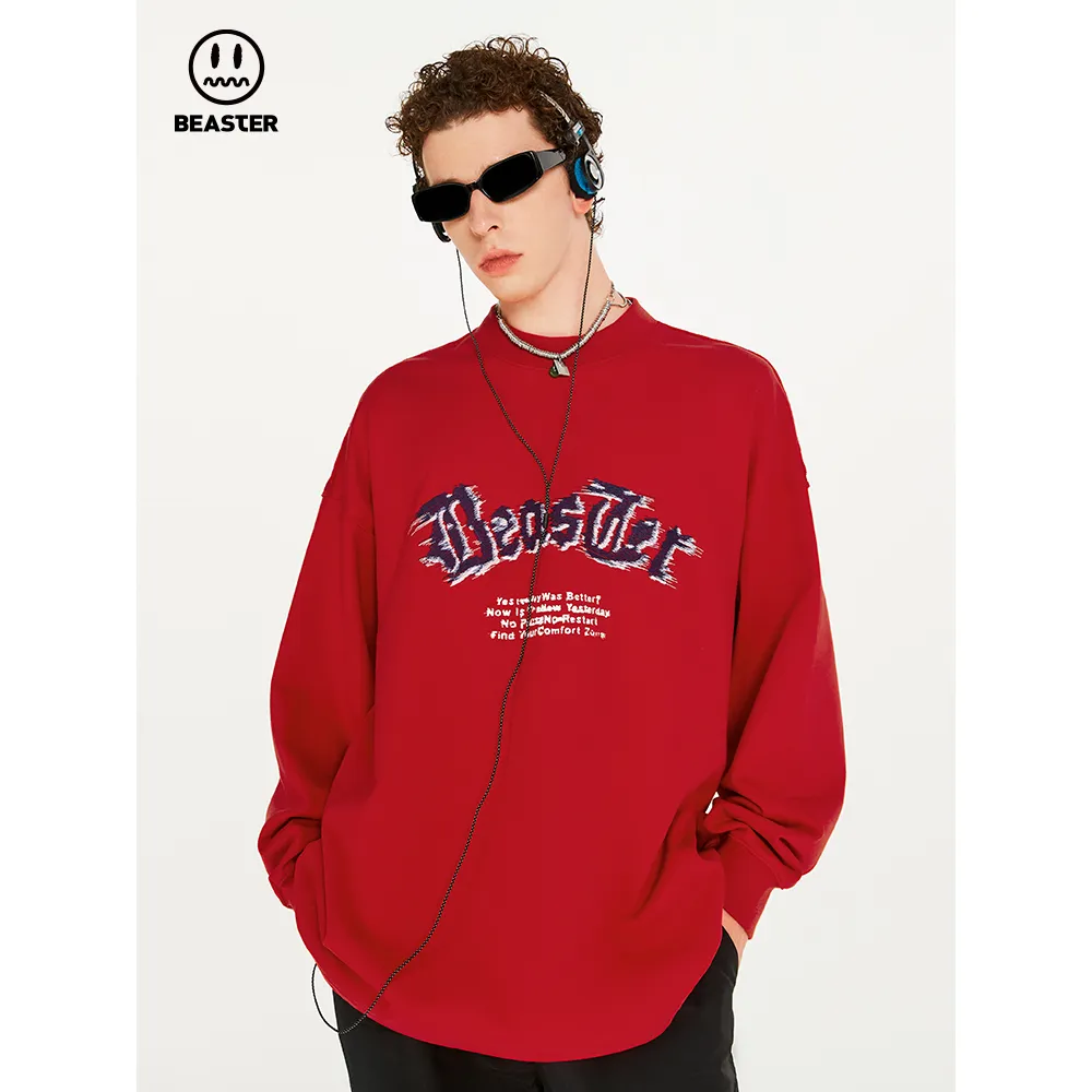 Beaster Man's and Women's Round neck sweatshirt BR L184 Streetwear, B24208W059-137651