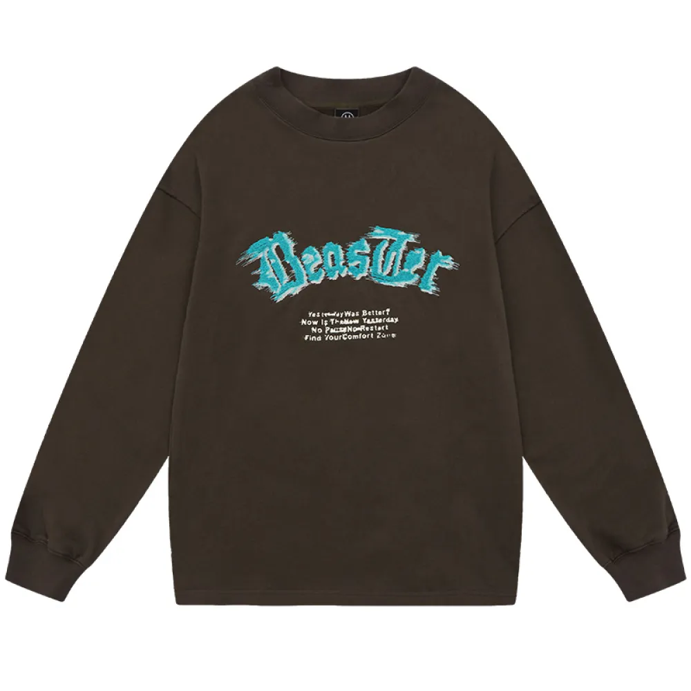 Beaster Man's and Women's Round neck sweatshirt BR L184 Streetwear, B24208W059-137651